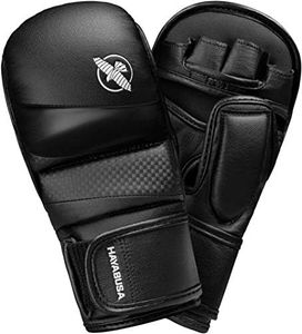 Hayabusa | T3 Hybrid 7oz Kickboxing and MMA Gloves | Men and Women, mens, Black, Small
