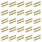 25 Pairs 2.0mm Gold Plated ESC Plug Ball Banana Plug and Socket for ESC Motor Lipo Battery RC Helicopter