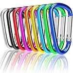 UPINS Carabiner Keychain, 10 Pack 3