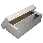 BCW 1600-Count 2-Row Shoe Storage Box for Trading Cards | 200 lb. Test Strength | (2-Pack)