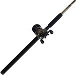 Ugly Stik 7’ Camo Conventional Fishing Rod and Reel Casting Combo, Right Handle Position, Ugly Tech Construction With Clear Tip Design, 1-Piece Rod, Size 20 2 Ball Bearing Conventional Reel