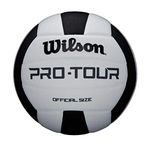 Pro Tour Volleyball Official, White/Black