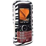 Amzer Snap-On Crystal Hard Case for Nextel Motorola Clutch i465 - Zebra