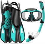 Mask Fin Snorkel Set, Travel Size S