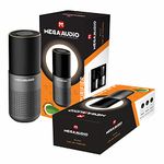 Mega Audio Car Air Purifier | Portable HEPA Filter Air Purifier for Car, Home & Office | Eliminates Dust, Pollutants, Odors | Smart Air Quality Sensor | Compact Design with USB Charging