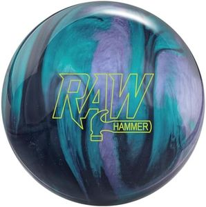 Hammer Raw Black/Purple/Teal Bowling Ball 11lbs