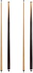 HMQQ Pool cue/Billiards cue Stick（48" 2-Pieces, Children Pool Stick Set of 2, 13MM Leahter tip