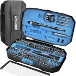 KIROGILY Precision Screwdriver Set, 154 in 1 Small Screwdriver Set, Mini Screwdriver Magnetic Repair Tool Kit for Electronics Computer PC Laptop MacBook iPhone RC PS4 PS5 Nintendo Xbox（Blue）