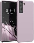 kwmobile Case Compatible with Samsung Galaxy S21 Case - TPU Silicone Phone Cover with Soft Finish - Nude Lilac