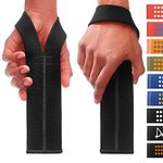 WARM BODY COLD MIND V1 Lifting Wrist Straps for Olympic Weightlifting - Rated at 660 lb - Hand Wraps for Powerlifting, Weight Lifting, Bodybuilding Functional/Cross Training, Deadlift Gym Bar, Cotton