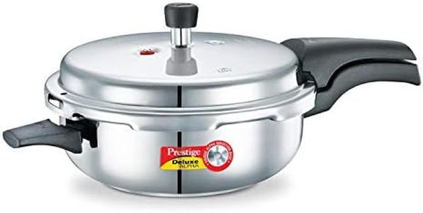 Prestige PRDASP Deluxe Alpha Induction Base Pressure Pan, Senior, Stainless Steel