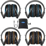 4 Pack of Car Kids Headphones with 