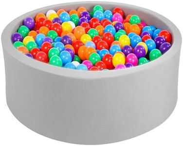Ball Pits for Toddlers Kids,Kids Round Ball Pit Play Tent, Indoor & Outdoor Round Soft Kids Memory Foam Ball Pit,Ideal Gift Play Toy for Children Toddler Infant Boys and Girls（Balls Not Included）