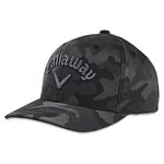 Callaway Golf 2022 Camo Snapback Hat, Adjustable Size, Charcoal Color