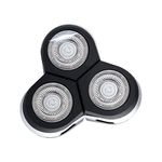 KEMEI 6D Electric Shavers Replacement Head,Shaver Head Beard Razor Blade Electric Replacement Cutter Razors Heads (3D Black)