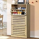 Oikiture Shoe Storage Cabinet with 