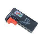 Electronic Spices BT168 Battery Checker Tester For AA/AAA/C/D/9-volt 1.5V Button Cell (Multicolor)