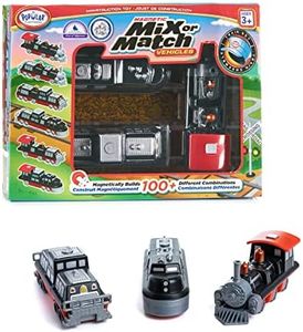 POPULAR PLAYTHINGS Magnetic Mix or Match Vehicles, Train