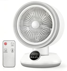 EXNOS 2-in-1 Heater & Fan, 1500W, 60° Oscillation for Home Office
