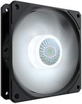 Cooler Master SickleFlow 120 White LED Case & Cooling Fan - Translucent Air Balance Blades, 62 CFM, 2.5 mmH2O, 8 to 27 dBA - White LED