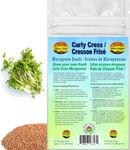 Curly Cress Microgreen Seeds | Cresson Frisé Graines de Micropousses | Certified Organic & Non-GMO | Net Wt. 250 Grams (approx. 111,000 seeds) | High Germination Rate | Product of Canada