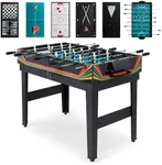 Best Choice Products 10-in-1 Combo Game Table Set w/Hockey, Foosball, Pool, Shuffleboard, Ping Pong, Checkers, Bowling, and Backgammon - Arcade