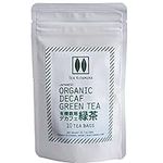 Organic Japanese Decaffeinated Green Tea (デカフェ緑茶) 10 Tea Bags Hand Crafted in Small Batch by Tea Kitamura Made in Japan