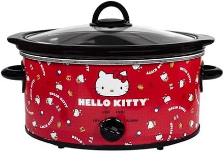 Uncanny Brands Hello Kitty 5-Quart Slow Cooker - Cook With Your Favorite Kitty