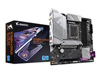 GIGABYTE B760M AORUS Elite AX (LGA 1700/ Intel/ B760/ M-ATX/ DDR5/ Dual M.2/ PCIe 4.0/ USB 3.2 Gen2X2 Type-C/Intel Wi-Fi 6E/ 2.5GbE LAN/Q-Flash Plus/PCIe EZ-Latch/Gaming Motherboard)