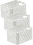 Rotho Country Set of 3 Storage Bask