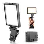 Eicaus Rechargeable LED Fill Light, Selfie Light with Clip for Makeup, TikTok, Zoom Calls, Photography, Video Light for iPhone, Android, iPad, Laptop, Monitor