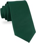 LUTHER PIKE SEATTLE Handmade Ties For Men: Woven Tie Mens Ties: Standard & Thin Mens ties, Solid Color & Dots Neckties