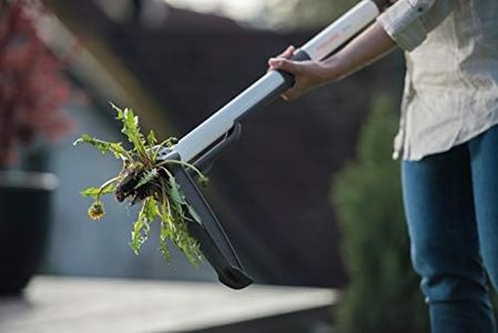 Fiskars Light Weed Puller – 90cm Stainless Steel, Black/White Handle