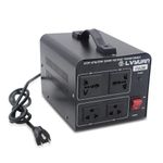 Cantonape Voltage Transformer Converter 2000W Step Up/Down Convert from 110-120 Volt to 220-240 Volt and from 220-240 Volt to 110-120 Volt with 2 US Outlets, 2 Universal Outlets