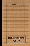 Mileage Log Book for Car: Vehicle M