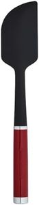 KitchenAid Espátula de Cocina de Silicona con Mango Ergonómico, Negro y Rojo