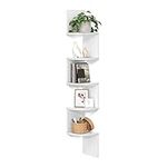 VASAGLE Corner Shelf Wall Mount, 5-