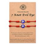 Tarsus Beads Evil Eye Bracelets for Women (Red)