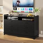 Hasuit 6 Drawers Dresser for Bedroo