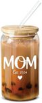 NewEleven Gifts For New Mom 2024 – Pregnancy Gifts For First Time Mom, Pregnant Mom, Expecting Mom, Mom To Be, Mommy To Be - 16 Oz Coffee Glass