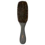 Diane Premium 100% Boar Bristle Wave Brush for Men and Barbers – Medium Bristles for Thick Coarse Hair – Use for Detangling, Smoothing, Wave Styles, Soft on Scalp, Restore Shine and Texture