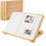 Leinuosen 4 Pieces Wood Tabletop Easels 5-Position Adjustable Drawing Sketching Board Stand Easel Portable Beechwood Drafting Painting Board for Artist, Children, Beginners, Students, 16.5 x 12.2 Inch