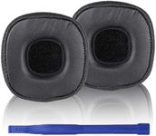 Aiivioll Replacement Ear Pads for Marshall Major III Headphones, Memory Foam and Protein Leather Bluetooth Headphone Ear Pads (Black)