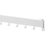Swish Deluxe Curtain Track Set, White, 150 Cm