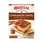 Krusteaz Cinnamon Swirl Crumb Cake and Muffin Mix, 21-Ounce Boxes (Pack of 4) by Krusteaz