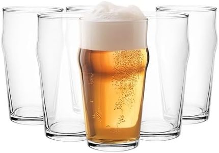 Glasmark Krosno Conjunto De Vasos De Cerveza Juego De Vasos De Cerveza 6X0,53L Jarra De Cerveza Vasos De Cerveza Artesanal