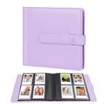 256 Pictures Album for Polaroid Go Everything Box Camera and Instant Film,Polaroid Go Photo Album Book (Purple)