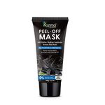 KAZIMA Activated Charcoal Peel Off Mask - Deep Cleansing | Blackheads Removal | Dead Skin Removal | Fights Pollution, 100 g