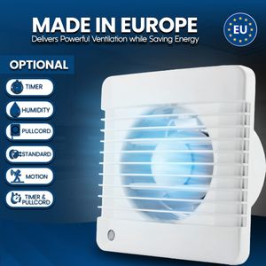 VENTS Silenta 100mm Bathroom Extractor Fan – Quiet Ventilation