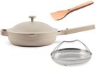 Our Place Always Pan 2.0-26.7 cm Nonstick, Nontoxic Ceramic Cookware | Versatile Frying Pan, Skillet, Saute Pan | Stainless Steel Handle | Oven Safe | Lightweight Aluminum Body | Steam
